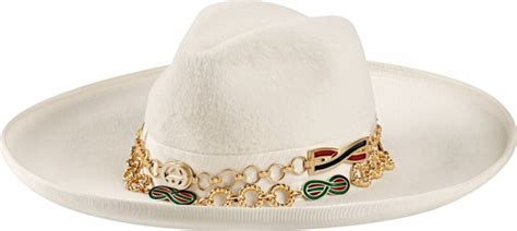 cowboy hat from gucci svg|white double chain cowboy hat.